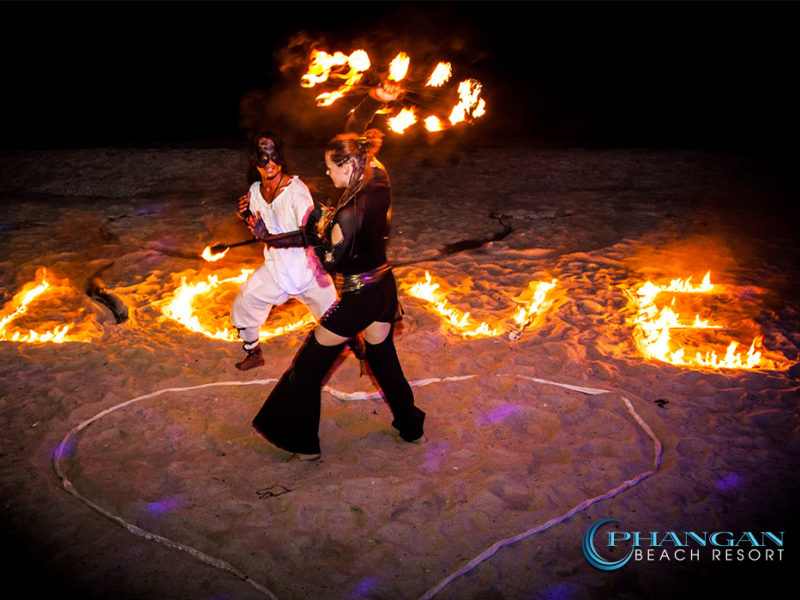Beach Weddings Fireshow