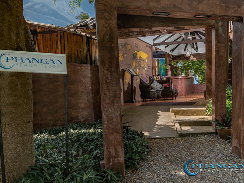Resort koh phangan reception area