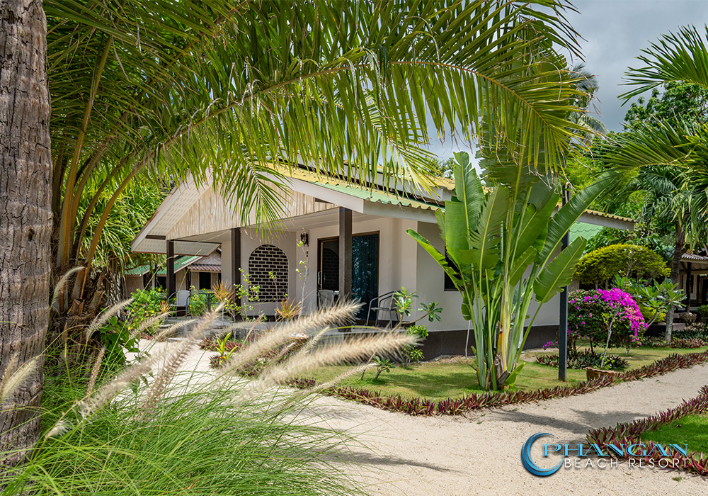 koh phangan beachfront bungalow deluxe view